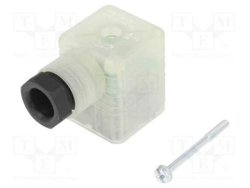 Conector: de Válvulas, Ficha, Formato A, 18mm, Fêmea, Pin: 3, 1,5mm2