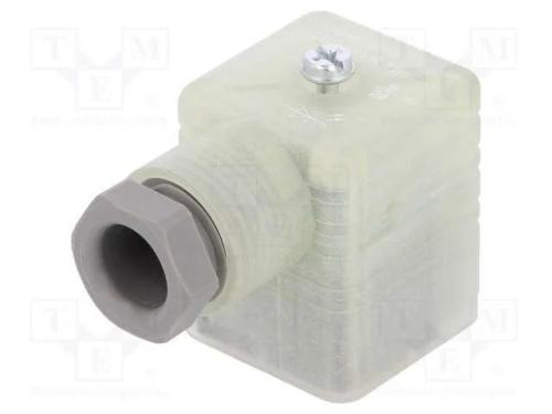 Conector: de Válvulas, Ficha, Formato A, 18mm, Fêmea, Pin: 3, 1,5mm2
