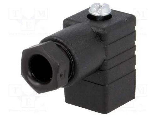 Conector: de Válvulas, Ficha, Formato C, 8mm, Fêmea, Pin: 3, 0,75mm2