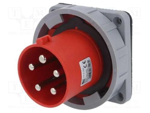 Conector: de alimentação AC 3 fases, tomada, mach.