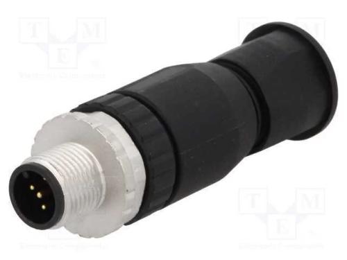 Ficha, M12, Pin: 5, Macho, Código A-Devicenet / Canopen, com Cabo