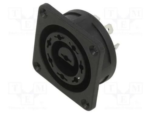 Conector: redondos, tomada, fêmea, PIN: 8, solda,.