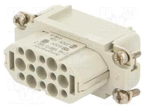 Conector: Hdc, Inserto de Contatos, Fêmea, C146,Heavymate D