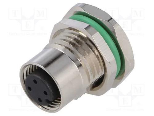 Tomada, M12, Pin: 3, Fêmea, Código A-Devicenet / Canopen, Tht, Ip67