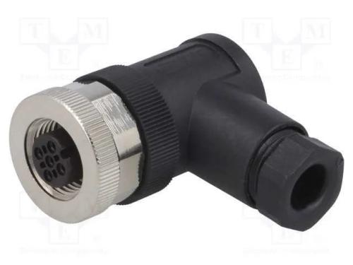Ficha, M12, Pin: 3, Fêmea, Código A-Devicenet / Canopen, com Cabo