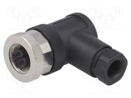 Ficha, M12, Pin: 5, Fêmea, Código A-Devicenet / Canopen, com Cabo