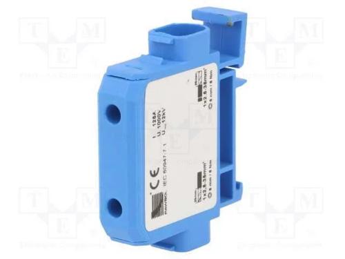 Conector: bloco de distribuição, faixas: 1, braça.