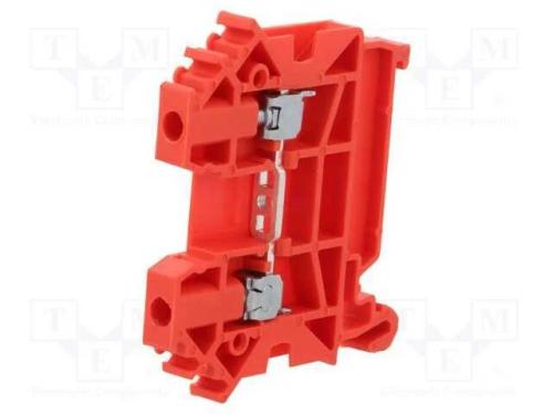Conector: de carril, 0,5÷4mm2, faixas: 1, braçade.