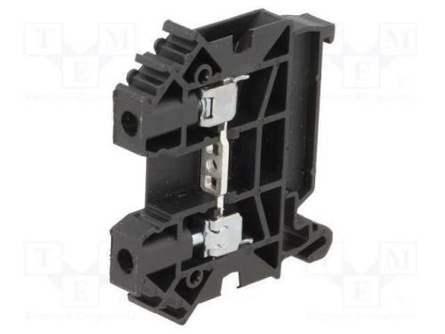 Conector: de carril, 0,5÷6mm2, faixas: 1, braçade.