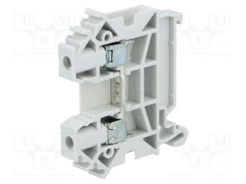 Conector: de carril, 0,5÷6mm2, faixas: 1, braçade.