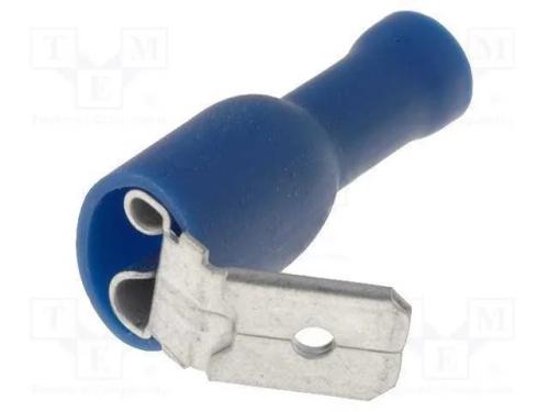 Conetor: plano, 6,3mm, 0,8mm, fêmea/macho, 1,5÷2,.
