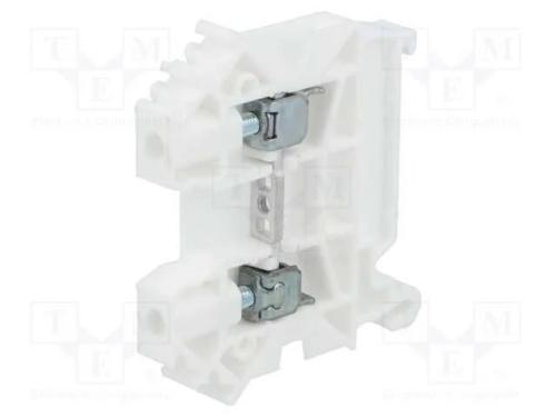 Conector: de carril, 0,5÷6mm2, faixas: 1, braçade.