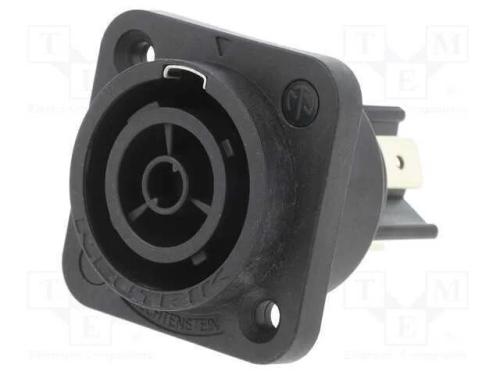 Conector: redondos, conectores 6,3mm, macho, powe.