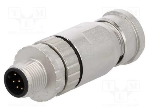 Ficha, M12, Pin: 8, Macho, Código A-Devicenet / Canopen, com Cabo