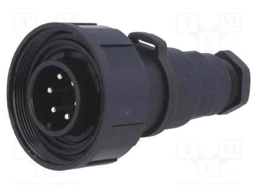 Conector: redondos, ficha, macho, PIN: 6, rosca i.