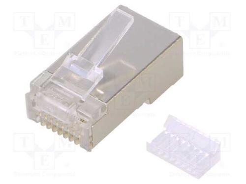 Ficha, RJ45, PIN: 8, Cat: 5e, blindadas, Sistema:.
