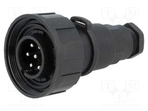 Conector: redondos, ficha, macho, PIN: 7, rosca i.