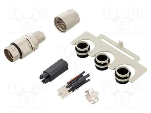 Ficha, M12, Pin: 8, Macho, Código X-Profinet, com Cabo, Cerrar, 48v
