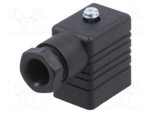 Conector: de Válvulas, Ficha, Formato B, 11mm, Fêmea, Pin: 3, 1,5mm2