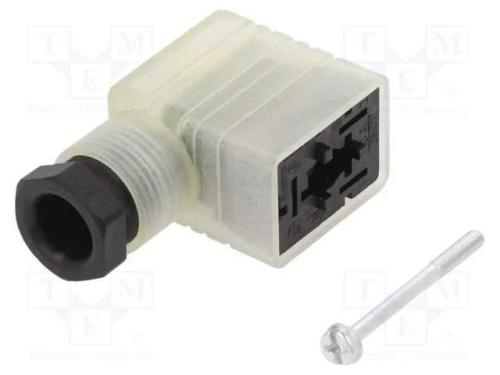 Conector: de Válvulas, Ficha, Formato B, 11mm, Fêmea, Pin: 3, 1,5mm2