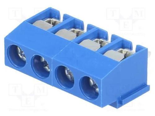 Pcb Bloco Terminal, Angulares 90, 5mm, Faixas: 4, para Pcb, 8a