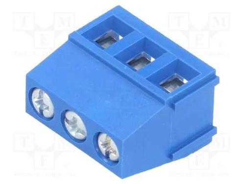Pcb Bloco Terminal, Angulares 90, 5mm, Faixas: 3, para Pcb, 4mm2