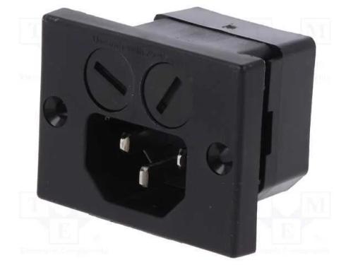 Conector: de Alimentação, Tomada, Macho, 10a, 250.