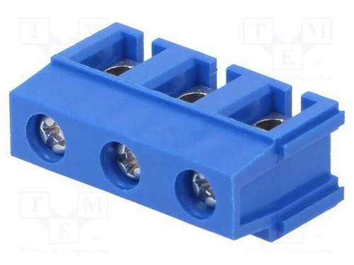 Pcb Bloco Terminal, Angulares 90, 7,5mm, Faixas: 3, para Pcb