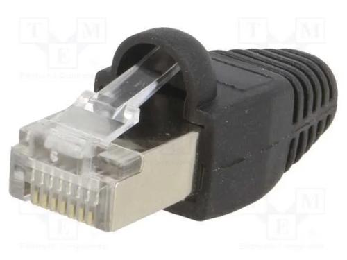 Ficha, RJ45, PIN: 8, Cat: 5e, blindadas,com prote.