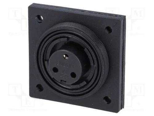 Conector: redondos, tomada, fêmea, PIN: 3, rosca .