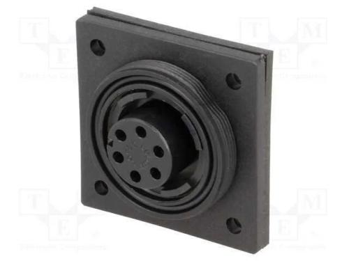 Conector: redondos, tomada, fêmea, PIN: 6, rosca .