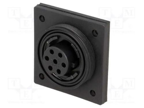 Conector: redondos, tomada, fêmea, PIN: 7, rosca .