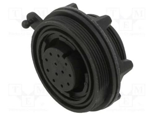 Conector: redondos, tomada, fêmea, PIN: 12, rosca.