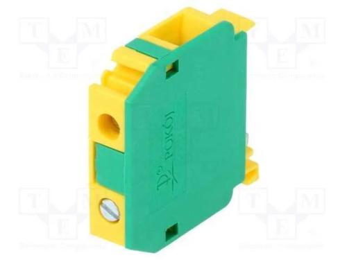 Conector: de carril, 0,5÷6mm2, faixas: 1, braçade.