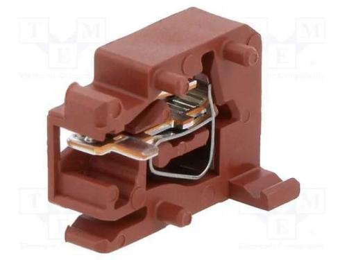 Conector: de carril, 1,5mm2, faixas: 1, braçadeir.