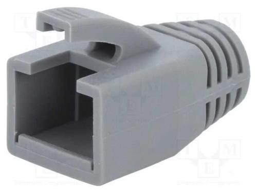 Revestimento de Pino Rj45, 8mm, Cinzenta