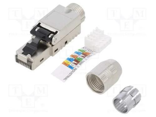 Ficha, RJ45, PIN: 8, Cat: 6a, blindadas, Sistema:.