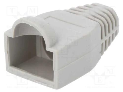 Revestimento de Pino Rj45, 6,5mm, Cinzenta