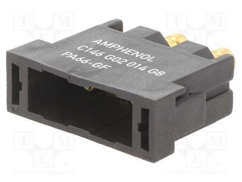 Conector: Hdc, Módulo, Macho, C146,Heavymate M, Pin: 2