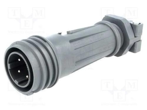 Conector: redondos, ficha, macho, PIN: 4, rosca e.