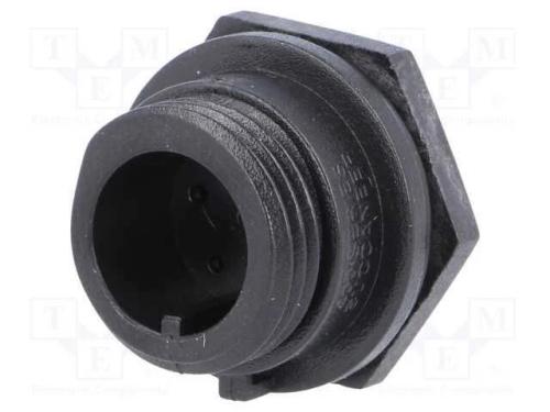 Conector: redondos, tomada, macho, PIN: 6, sem co.