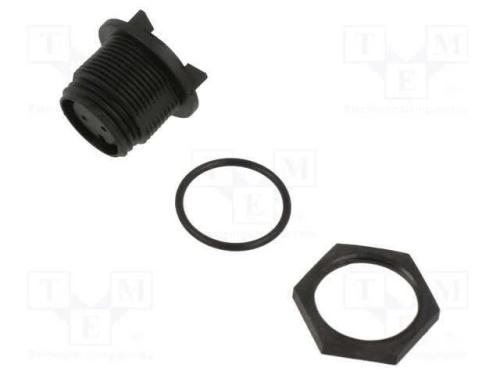 Conector: redondos, tomada, fêmea, PIN: 2, sem co.
