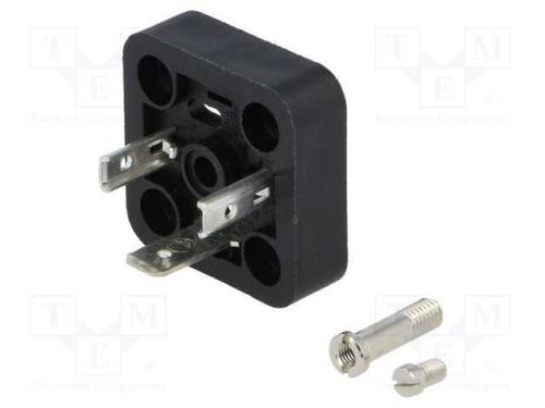 Conector: de Válvulas, Tomada, Formato A, 18mm, Macho, Pin: 3, 16a