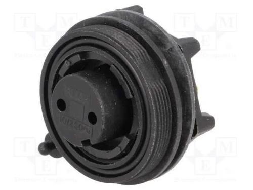 Conector: redondos, tomada, fêmea, PIN: 2, rosca .