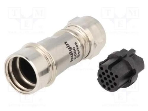 Conector: redondos, ficha, fêmea, PIN: 16, sem co.