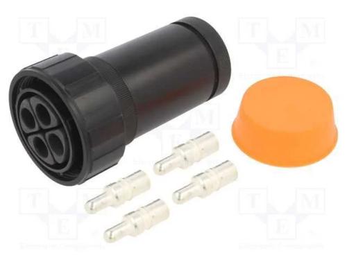 Conector: redondos, ficha, macho, PIN: 6, rosca i.
