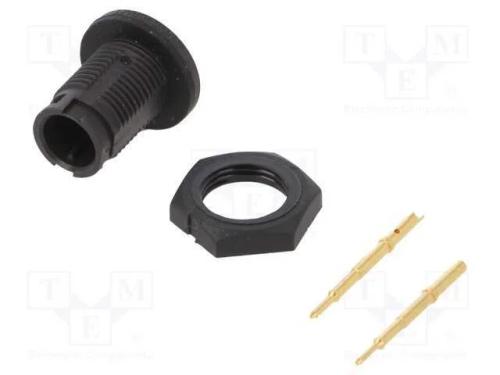 Conector: redondos, EN2, tomada, macho, solda, pa.