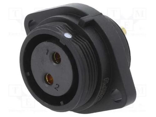 Tomada, Sp21, F&ecirc;mea, Pin: 2, Ip68, 30a, Solda, 500v, 4mm2, -25&divide;85c