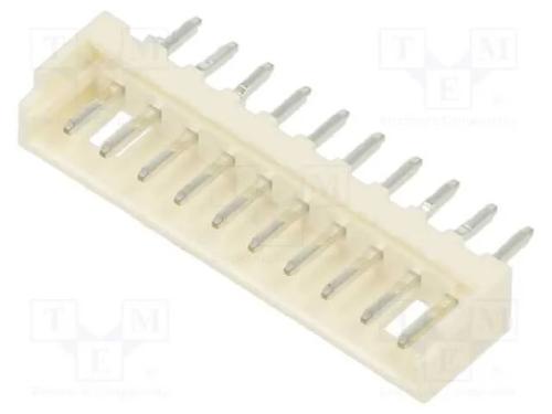 Tomada, Fio-Placa, Macho, Micro-Latch, 2mm, Pin: 10, Tht, para Pcb