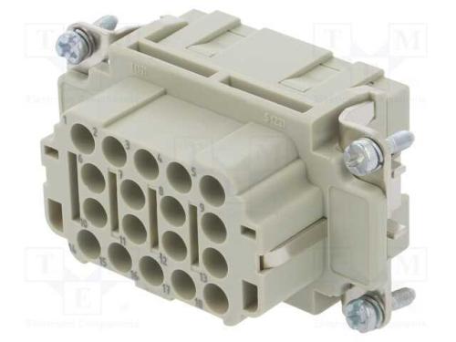 Conector: HDC, inserto de contatos, fêmea, EPIC H.